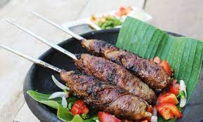 Sate Buntel Khas Solo Jawa Tengah Masakan Indonesia Kebab Masakan