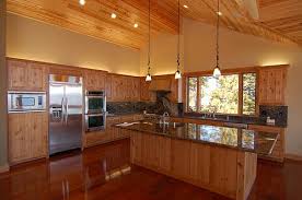 Alder Cabinets With Brazilian Cherry Floor I Love The Wall Color Too Hardwood Floors Wood Floors Wide Plank Kitchen Pictures