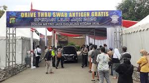 Masyarakat Antusias Jalani Rapid Tes Antigen Gratis Di Rest Area Km 19 Tol Jakarta Cikampek Warta Kota