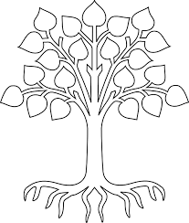 Download And Share Clipart About Simple Tree Drawings With Roots Images Pictures Becuo Tree Outline Wit In 2020 Family Tree Clipart Tree Drawing Tree Painting Canvas