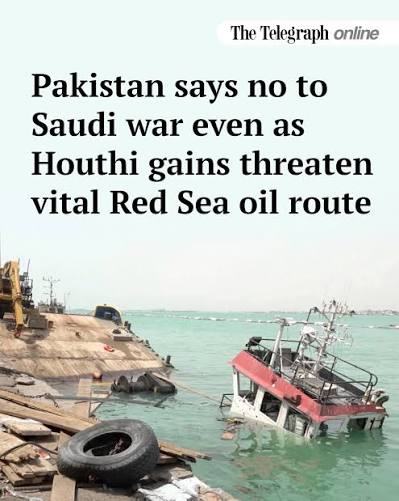 Pakistan has ruled out putting boots on the ground to help Saudi Arabia  retake territory that has just been lost to the Houthis, despite a new  mutual defence agreement with Riyadh. A
