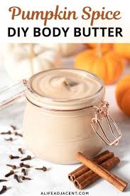 Just a few simple all natural clean ingredients including shea butter, cocoa butter, olive oil, coconut oil and essential oils will give you hydrated and moisturized skin. Diy Pumpkin Spice Body Butter Pumpkin Spice Body Butter Diy Pumpkin Spice Diy Body Butter