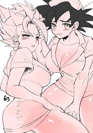 Rule34 - If it exists, there is porn of it  goku ssj 4, female goku,  female vegito, son goku, vegito  2342179