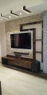 And also can make the cabinet to put some other decorations. Pin By Vimal Jangid On Http Naininterior Com Tv Unit Interior Design Living Room Tv Unit Living Room Tv Unit Designs