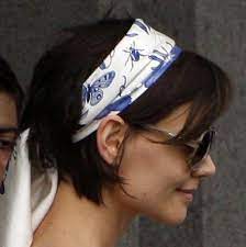Katie Holmes Headband Bandana Hairstyles Short Headbands For Short Hair Scarf Hairstyles