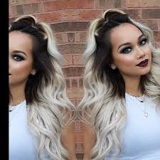 We've tracked down the best celebrity blonde and brunette transformations over the years. Ombre Hair Extensions Sis Hair Hair Styles Platinum Blonde Hair Ombre Hair