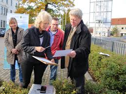 Messpunkt für GPS-Empfänger in Borna eingerichtet