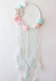 Beautiful Personalized Dream Catcher Wall Hanging Crochet Dreamcatcher Girl Baby Shower Decorations Dream Catcher