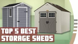 Main benefit is extra overhead storage sp Best Storage Sheds Top 5 Best Outdoor Storage Sheds Youtube