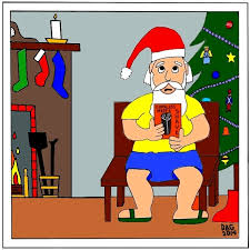 Custom illustration with your own picture. Christmas Present Cartoon I Know I Made You Smile