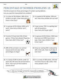 42 Math Worksheets Grade 6 Percentage Word Problem Worksheets Word Problems Percentages Math