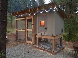 Chicken Coop W Solar Lights Solar Lights Outdoor House Styles