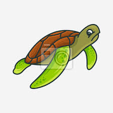 Testudines, wenn die kronengruppe gemeint ist; Schildkrote Logo Vorlage Vektor Illustration Fototapete Fototapeten Zoo Gelb Tierwelt Myloview De