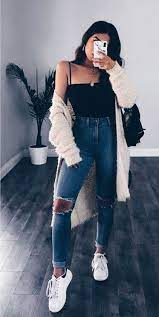 Winter Outfits Ideas To Fall Fashion Casual Outfits Outfits Winter Simple Outfits Cute Casual Outfits Fashion Outfits