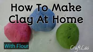 How To Make Clay At Home For Kids Make Clay With Flour Craftlas How To Make Clay Homemade Clay Recipe Homemade Polymer Clay