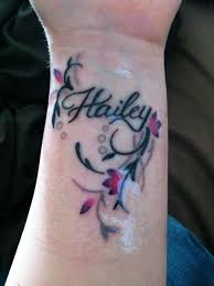 Wrist Tattoo For My Daughter Hailey Would Obviously Get Paige But I Love This Name Tattoos On Wrist Tattoos For Daughters Wrist Tattoos For Women