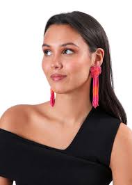 Aros Fiesta Flor Rosado Humana Humana