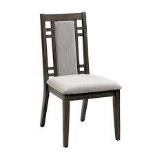 Williams Import Co Eris I Weathered Gray Transitional Style Side Chair Side Chairs Dining Dining Chairs Solid Wood Dining Chairs