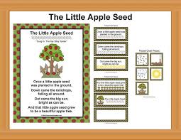The Little Apple Seed Pocket Chart School Printables Pre