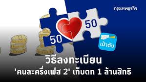 กระทรวงการคลัง ยืนยัน ลงทะเบียนคนละครึ่งรอบเก็บตก 20 มกราคมนี้ จำนวน 1.34 ล้านสิทธิ จะไม่พบปัญหาotpล่าช้า โดยธนาคารกรุงไทยและผู้ให้บริการมือถือ. Ljtzsjegdxyygm