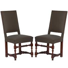 Pair Of Classic Turned Wood Louis Xiii Style Side Chairs Side Chairs Wood Turning Sofa Styling