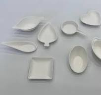 Sugarcane Mini Plates Disposable Sugarcane Bagasse Deep Pan Sauce Plate