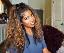 2 Flat Twist Out Put Into Half Up Half Down W Braid Then Wrap Hair Around Pony Tail Ig Curldaze Hair Styles Braids With Extensions Quick Weave Hairstyles