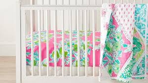 Pottery Barn Kids Teams Up With Lilly Pulitzer For Ultra Chic And Fab Collection Baby Bed Girl Nursery Bedding Crib Bedding Boy