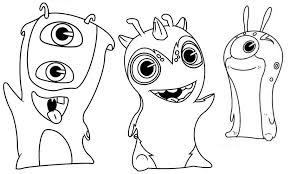 100 spongebob printable coloring pages for kids. Coloring Page Slugterra Enigmo Mo Geoshard White Boon Doc 8