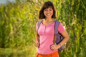 Always the explorer, dora quickly finds herself leading boots (her best friend, a monkey), diego (jeffrey wahlberg). Dora The Explorer Live Action Movie Posters Explore Lost City Of Gold Ew Com