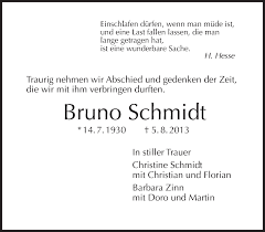Lesen sie aktuelle traueranzeigen und todesanzeigen des heutigen tages aus ihrer tageszeitung und gedenken sie ihren verstorbenen. Traueranzeigen Von Bruno Schmidt Tagesspiegel Trauer