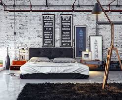Pin By Amanda Lyn On Master Bedroom Ideas Industrial Bedroom Design Industrial Style Bedroom Bedroom Interior