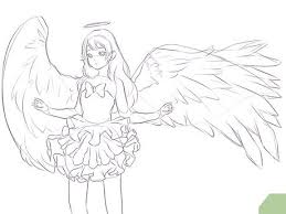 The only thing you need to do after you master these basic concepts is practice, practice. How To Draw Anime Wings 10 Steps With Pictures Wikihow