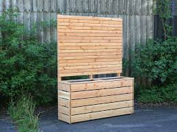 Pin Auf Sichtschutz Lang Mit Pflanzkasten Holz Made In Germany