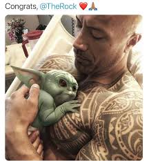 Therock On Instagram Thank You All So Much For Your Well Wishes Love Support Can T Wait To Bring This Little Nugget Home Yoda Meme Funny Images Yoda