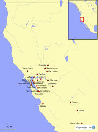 Pinstacy elizabeth on places i&#039. Stepmap Northern California Cities 100 000 Landkarte Fur Usa