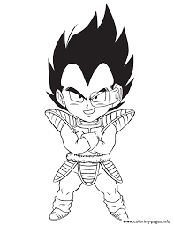 Bringing the characters to life with these pictures kids are sure to be enthralled. Dragon Ball Z Vegeta Coloring Page Coloring Pages Printable
