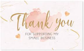 Thanking your customers for their initial purchase is the first step in getting them to buy from you again. Amazon Com 120 Thank You For Supporting My Small Business Cards 3 5 X 2 Inches Blush Pink And Gold Theme Custom Thank You Cards For Online Retail Store Handmade Goods Customer Package