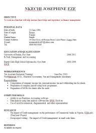 Sample of a cv in nigeria. How To Write A Cv In Nigeria Howto Wiki