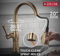 Pull-Down Kitchen Faucet 1L w/Soap (Recertified) in Champagne Bronze