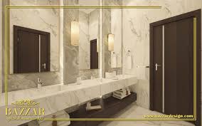 تصميم حمام مودرن تصميم ديكور حمامات فخمه تصميم حمام ذات الوان هادئه تصميم حمام صغير ديكور حمام هادئ ديكور حمام ضيوف design decor lighted bathroom mirror