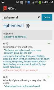 It has good ratings as well on google play store but unfortunately, not available on ios. Gdict Google Dictionary For Android Apk Download