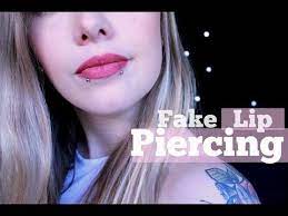 Diy Fake Lip Piercing Snake Bites Youtube Fake Lips Lip Piercing Piercing