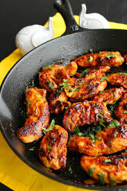 Skillet Sticky Chicken A Quickly Made Glaze Pan Seared Chicken And This Sticky Sweetness Will Have Your Family Begging For T Sticky Chicken Cast Iron Recipes