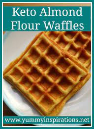 Almond Flour Waffles Recipe Only 4 Ingredients Low Carb Keto Recipe Almond Flour Waffles Waffle Recipes Easy Waffle Recipe