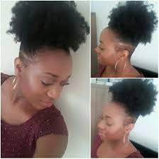 Mega Afro Puff Undercut Naturalhair Afropuff Undercut Shavedsides Naturalhairjourney Varisht Afro Puff Hairstyles Shaved Side Hairstyles Hair Puff