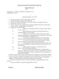 Coduri cor pentru toate ocupatiile. Fisa Post Muncitor Necalificat