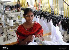 India, Tamil Nadu, Tirupur , women work in fair trade textile factory,  production of garments and apparels for export Stock Photo - Alamy
