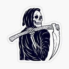 All orders are custom made and most ship worldwide within 24 hours. Grim Reaper Helmet Stickers Redbubble