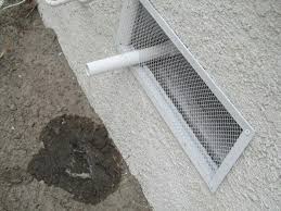 Air conditioning or heat pump condensate handling defects when & how to inspect the air conditioner condensate drain system a/c condensate post a question or comment about recognizing defects in air conditioner and heat pump condensate drain line piping, connections. Condensate Dripping Next To The Homes Foundation From The A C Is A Problem Buyers Ask